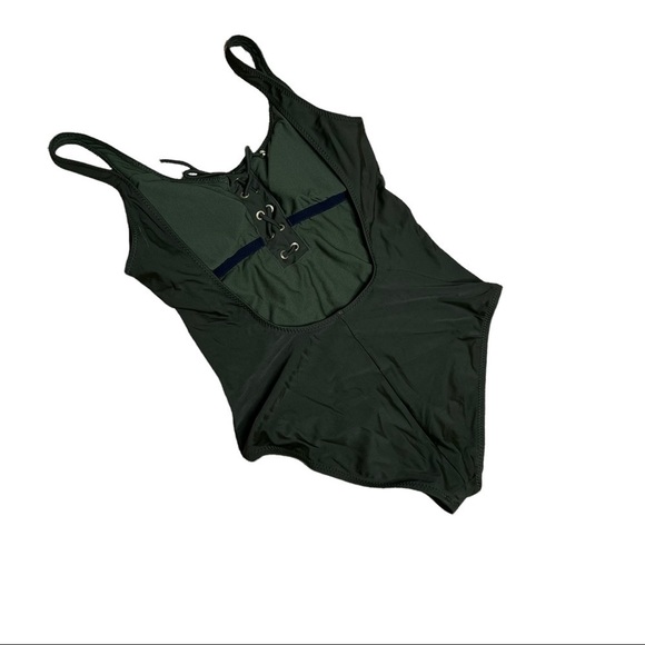 Mossimo Green One Piece Swimsuit Size Medium - Picture 3 of 9